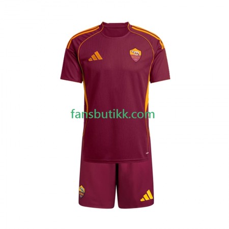 Fotballdrakt AS Roma Barn Hjemmetrøye 2025-2026 Kortermet